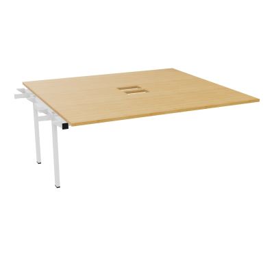 BENCH SUIVANT CONECT L180XP165CM-MONOPLAT EP25MM NS TRAPPES -PIET INTERM. CARRE    R5 SO