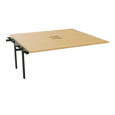 BENCH SUIVANT CONECT L180XP165CM-MONOPLAT EP25MM NS TRAPPES -PIET INTERM. CARRE    R5 ST