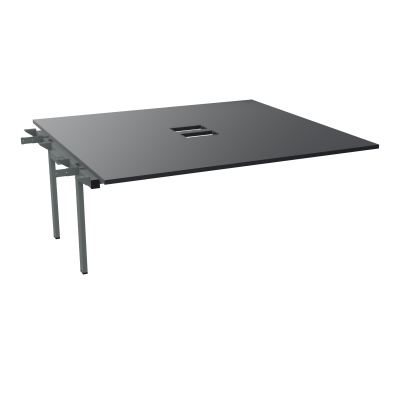 BENCH SUIVANT CONECT L180XP165CM-MONOPLAT EP25MM NS TRAPPES -PIET INTERM. CARRE    R9 SU