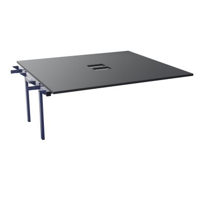 BENCH SUIVANT CONECT L180XP165CM-MONOPLAT EP25MM NS TRAPPES -PIET INTERM. CARRE    R9 X4