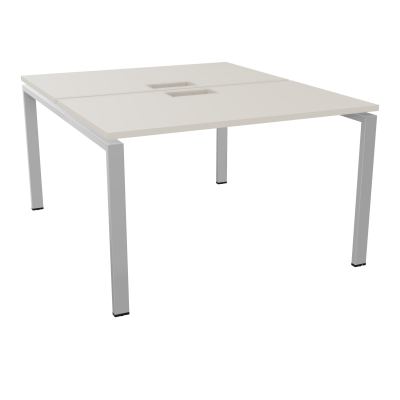 BUR BENCH CONECT L120XP142CM-2 PL25MM +DECOUPE -PIET ARCHE RECT FX N5 SA