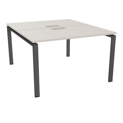 BUR BENCH CONECT L120XP142CM-2 PL25MM +DECOUPE -PIET ARCHE RECT FX N5 SC