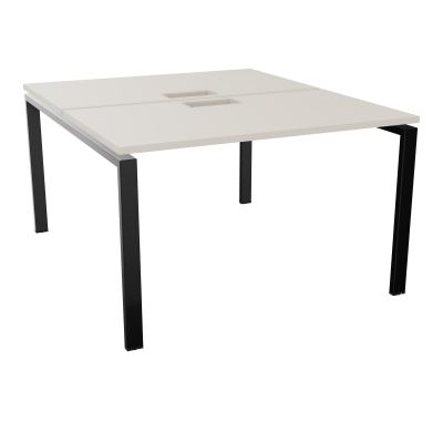 BUR BENCH CONECT L120XP142CM-2 PL25MM +DECOUPE -PIET ARCHE RECT FX N5 SG