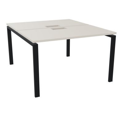 BUR BENCH CONECT L120XP142CM-2 PL25MM +DECOUPE -PIET ARCHE RECT FX N5 ZP
