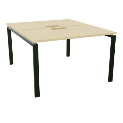 BUR BENCH CONECT L120XP142CM-2 PL25MM +DECOUPE -PIET ARCHE RECT FX N8 ST