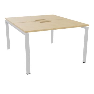 BUR BENCH CONECT L120XP142CM-2 PL25MM +DECOUPE -PIET ARCHE RECT FX   R1 SD