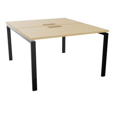 BUR BENCH CONECT L120XP142CM-2 PL25MM +DECOUPE -PIET ARCHE RECT FX   R1 SG