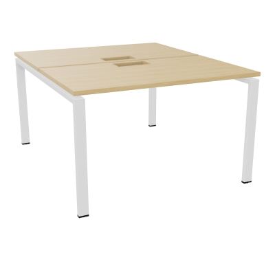 BUR BENCH CONECT L120XP142CM-2 PL25MM +DECOUPE -PIET ARCHE RECT FX   R1 ZO