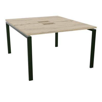 BUR BENCH CONECT L120XP142CM-2 PL25MM +DECOUPE -PIET ARCHE RECT FX R3 ST