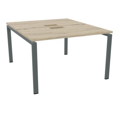 CONECT BUR BENCH L120XP142CM-2 PL25MM +DECOUPE R3-PIET ARCHE RECT FX SU