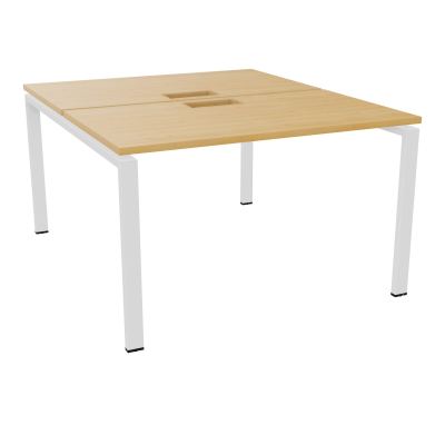 BUR BENCH CONECT L120XP142CM-2 PL25MM +DECOUPE -PIET ARCHE RECT FX   R5 SO