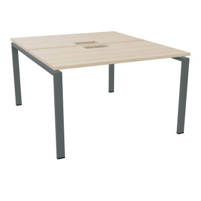 CONECT BUR BENCH L120XP142CM-2 PL25MM +DECOUPE RZ-PIET ARCHE RECT FX SU