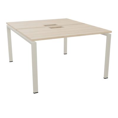 BUR BENCH CONECT L120XP142CM-2 PL25MM +DECOUPE -PIET ARCHE RECT FX RZ ZC