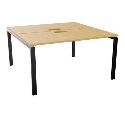 BUR BENCH CONECT L140XP142CM-2 PL25MM +DECOUPE -PIET ARCHE RECT FX   R5 SG