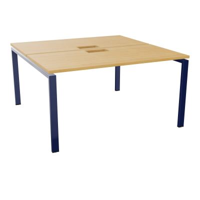 BUR BENCH CONECT L140XP142CM-2 PL25MM +DECOUPE -PIET ARCHE RECT FX   R5 X4