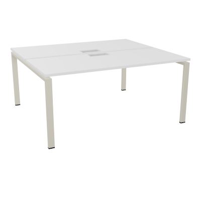 BUR BENCH CONECT L160XP142CM-2 PL25MM +DECOUPE -PIET ARCHE RECT FX MG ZC