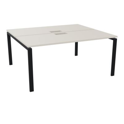 BUR BENCH CONECT L160XP142CM-2 PL25MM +DECOUPE -PIET ARCHE RECT FX N5 ZP