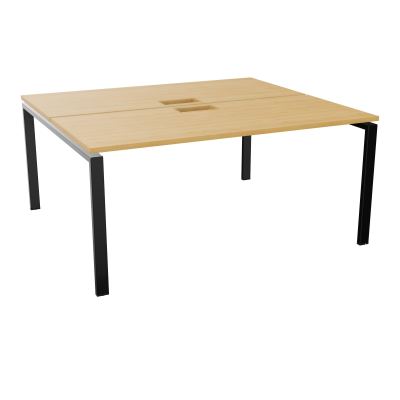 BUR BENCH CONECT L160XP142CM-2 PL25MM +DECOUPE -PIET ARCHE RECT FX   R5 SG