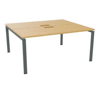 BUR BENCH CONECT L160XP142CM-2 PL25MM +DECOUPE -PIET ARCHE RECT FX   R5 SU