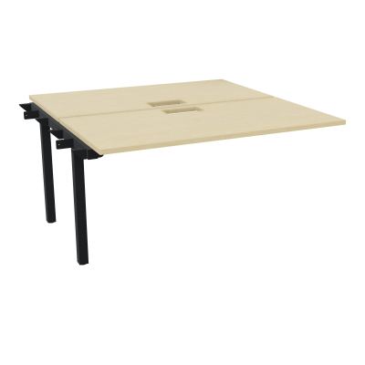 BUR BENCH SUIVANT CONECT L140XP142CM-2 PL 25MM +DECOUPE -PIET ARCHE RECT FX N8 ZP