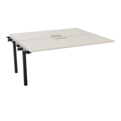 BUR BENCH SUIVANT CONECT L160XP142CM-2 PL 25MM +DECOUPE -PIET ARCHE RECT FX N5 SG