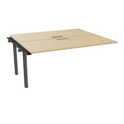 BUR BENCH SUIVANT CONECT L160XP142CM-2 PL 25MM +DECOUPE -PIET ARCHE RECT FX   R1 SC