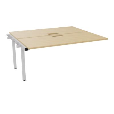 BUR BENCH SUIVANT CONECT L160XP142CM-2 PL 25MM +DECOUPE -PIET ARCHE RECT FX   R1 SD