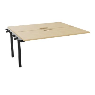 BUR BENCH SUIVANT CONECT L160XP142CM-2 PL 25MM +DECOUPE -PIET ARCHE RECT FX   R1 SG