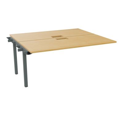 BUR BENCH SUIVANT CONECT L160XP142CM-2 PL 25MM +DECOUPE -PIET ARCHE RECT FX   R5 SU