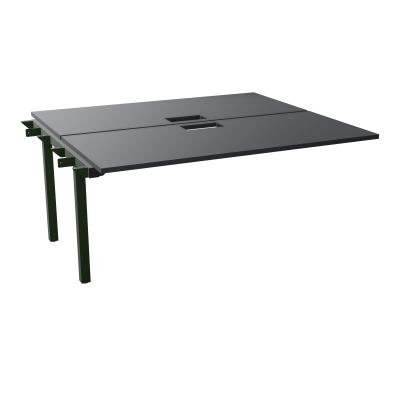 BUR BENCH SUIVANT CONECT L160XP142CM-2 PL 25MM +DECOUPE -PIET ARCHE RECT FX   R9 ST