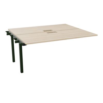 BUR BENCH SUIVANT CONECT L160XP142CM-2 PL 25MM +DECOUPE -PIET ARCHE RECT FX RZ ST