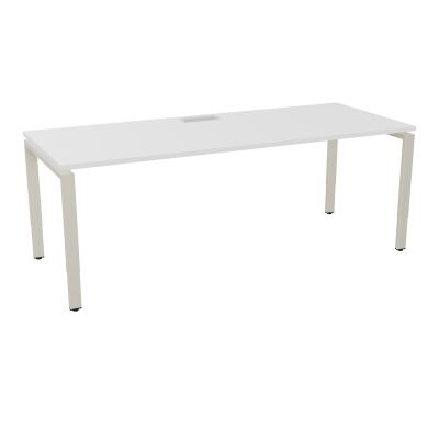CONECT T. RECT 200X80 PERCE TRAPPE PIED RH RECT + GOULOTTE MG ZC