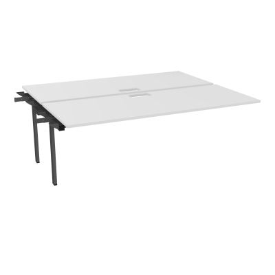 CONECT BUR BENCH SUI 200X165PERCE TRAPPE PIED FIXE RECT INTERMEDIAIRE + GOULOTTE MG SC