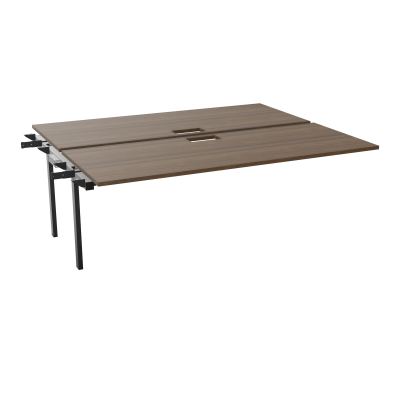 CONECT BUR BENCH SUI 200X165PERCE TRAPPE PIED FIXE RECT INTERMEDIAIRE + GOULOTTE N6 SG