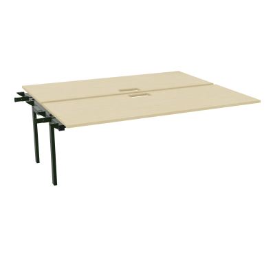 CONECT BUR BENCH SUI 200X165PERCE TRAPPE PIED FIXE RECT INTERMEDIAIRE + GOULOTTE N8 ST