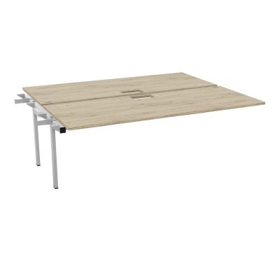 CONECT BUR BENCH SUI 200X165PERCE TRAPPE PIED FIXE RECT INTERMEDIAIRE + GOULOTTE R3 SA