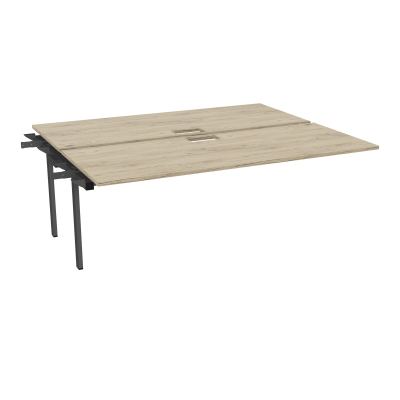 CONECT BUR BENCH SUI 200X165PERCE TRAPPE PIED FIXE RECT INTERMEDIAIRE + GOULOTTE R3 SC