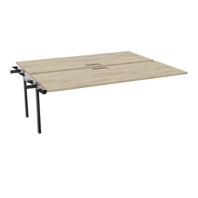 CONECT BUR BENCH SUI 200X165PERCE TRAPPE PIED FIXE RECT INTERMEDIAIRE + GOULOTTE R3 SG