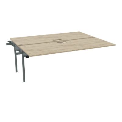 CONECT BUR BENCH SUI 200X165PERCE TRAPPE PIED FIXE RECT INTERMEDIAIRE + GOULOTTE R3 SU