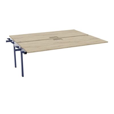 CONECT BUR BENCH SUI 200X165PERCE TRAPPE PIED FIXE RECT INTERMEDIAIRE + GOULOTTE R3 X4