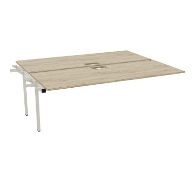 CONECT BUR BENCH SUI 200X165PERCE TRAPPE PIED FIXE RECT INTERMEDIAIRE + GOULOTTE R3 ZC
