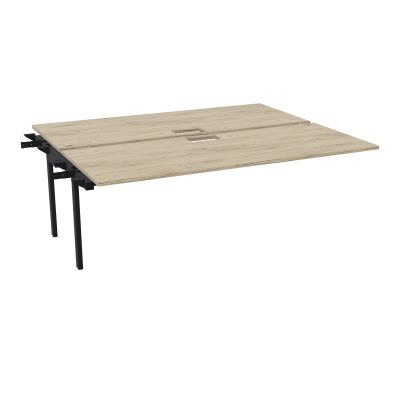 CONECT BUR BENCH SUI 200X165PERCE TRAPPE PIED FIXE RECT INTERMEDIAIRE + GOULOTTE R3 ZP