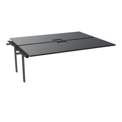 CONECT BUR BENCH SUI 200X165PERCE TRAPPE PIED FIXE RECT INTERMEDIAIRE + GOULOTTE   R9 SC