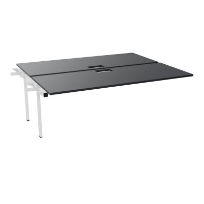 CONECT BUR BENCH SUI 200X165PERCE TRAPPE PIED FIXE RECT INTERMEDIAIRE + GOULOTTE   R9 SO