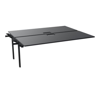 CONECT BUR BENCH SUI 200X165PERCE TRAPPE PIED FIXE RECT INTERMEDIAIRE + GOULOTTE   R9 ZP