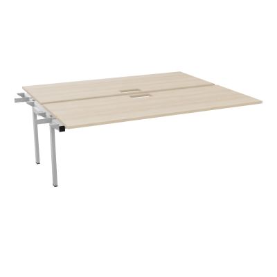 CONECT BUR BENCH SUI 200X165PERCE TRAPPE PIED FIXE RECT INTERMEDIAIRE + GOULOTTE RZ SA