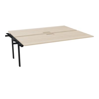 CONECT BUR BENCH SUI 200X165PERCE TRAPPE PIED FIXE RECT INTERMEDIAIRE + GOULOTTE RZ ZP
