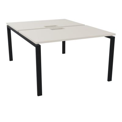 BENCH CONECT L120XP165CM-2 PLAT NS TRAPPES -PIET ARCHE RECT FX N5 ZP