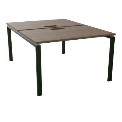 BENCH CONECT L120XP165CM-2 PLAT NS TRAPPES -PIET ARCHE RECT FX N6 ST