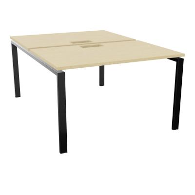 BENCH CONECT L120XP165CM-2 PLAT NS TRAPPES -PIET ARCHE RECT FX N8 SG